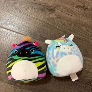 KellyToy 2 Squishmallows 5”